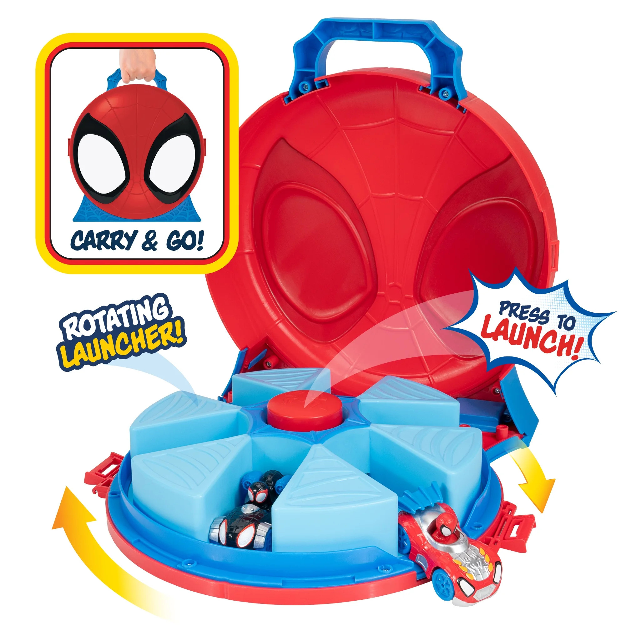 MARVEL Spidey and His Amazing Friends Action Launch Vehicle Carry Case Toddler Toy - Walmart.com | Walmart (US)