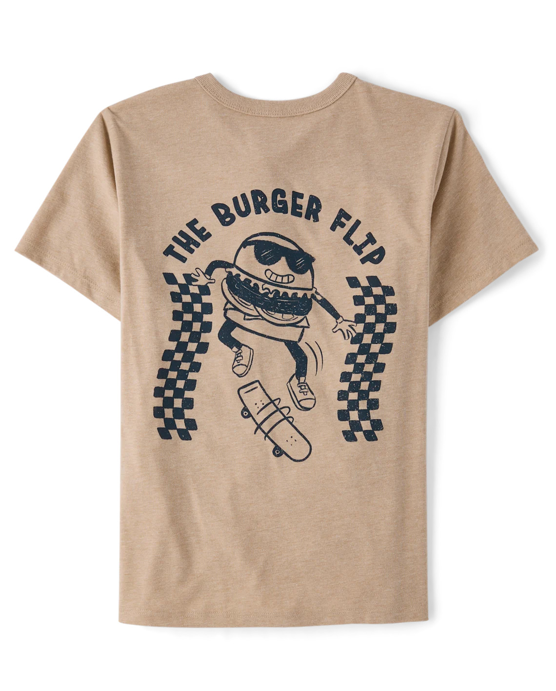 Boys Skater Burger Flip Graphic Tee - brown | The Children's Place
