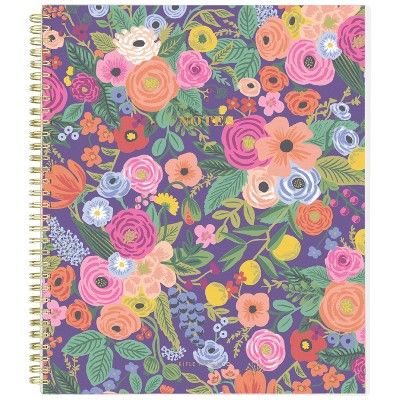 Spiral Subject Notebook Frosted Poly Garden Party - Rifle Paper Co. for Cambridge | Target