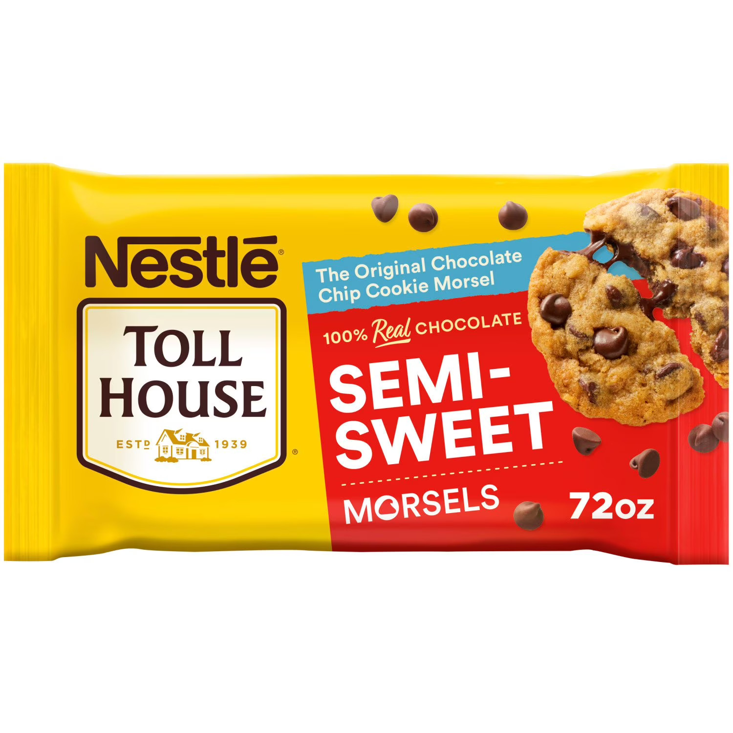 Nestle Toll House Semi-Sweet Chocolate Chips, 72 oz. | Sam's Club