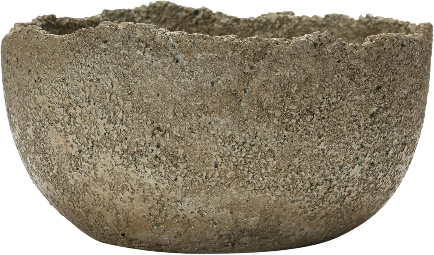 Creative Co-Op Decorative Textured Sandstone Bowl, 9" L x 9" W x 5" H, Brown | Amazon (US)