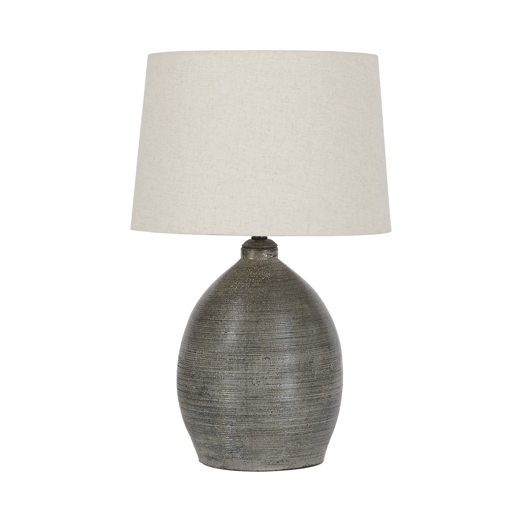 Signature Design by Ashley Joyelle Casual Gray Terracotta Table Lamp | Walmart (US)
