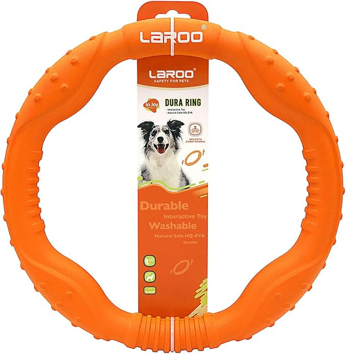 LaRoo Dog Flying Ring disc Dog Toy, Outdoor Fitness Flying Discs for Water Floating, Tug of War I... | Amazon (US)