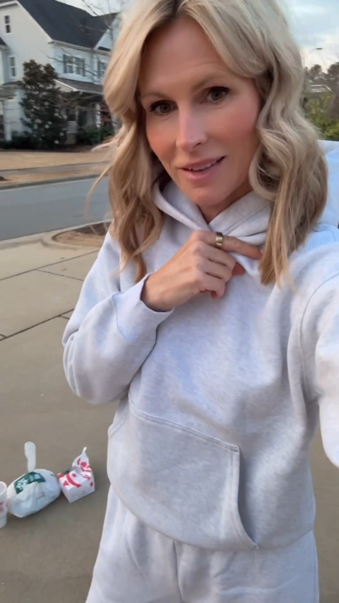 The perfect sweatpants set from Aritzia. Wearing cloud Heather and also ordered admiral.  Wearing a small in top and bottom. 



#LTKgrwm #LTKSeasonal