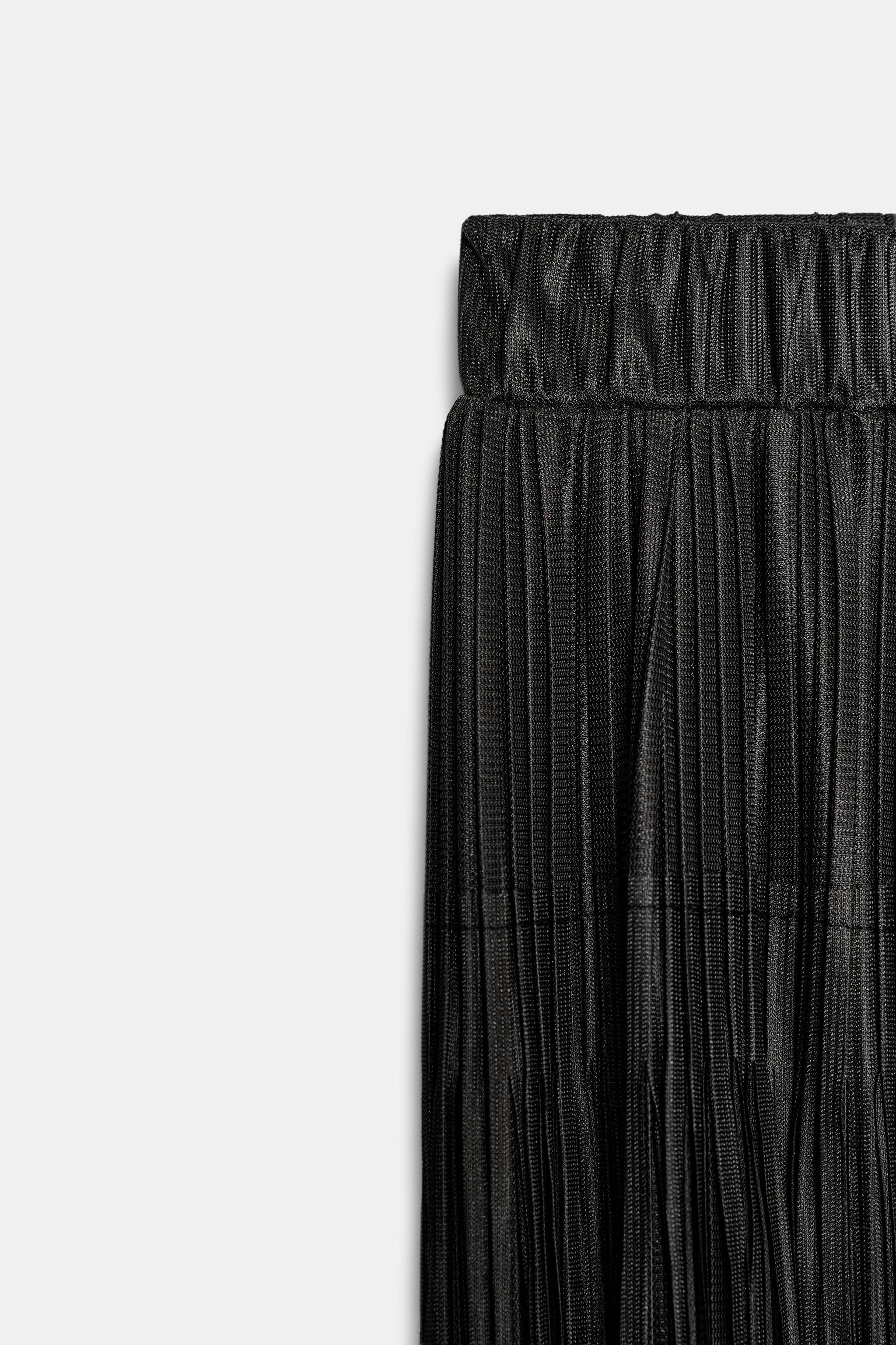 FRINGED MIDI SKIRT | Zara US