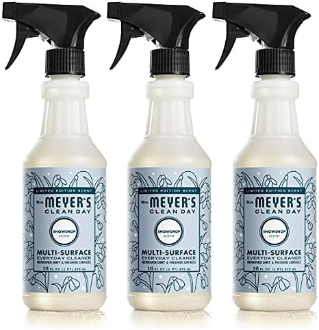 Mrs. Meyer's All-Purpose Cleaner Spray, Limited Edition Snowdrop, 16 fl. oz - Pack of 3 | Amazon (US)