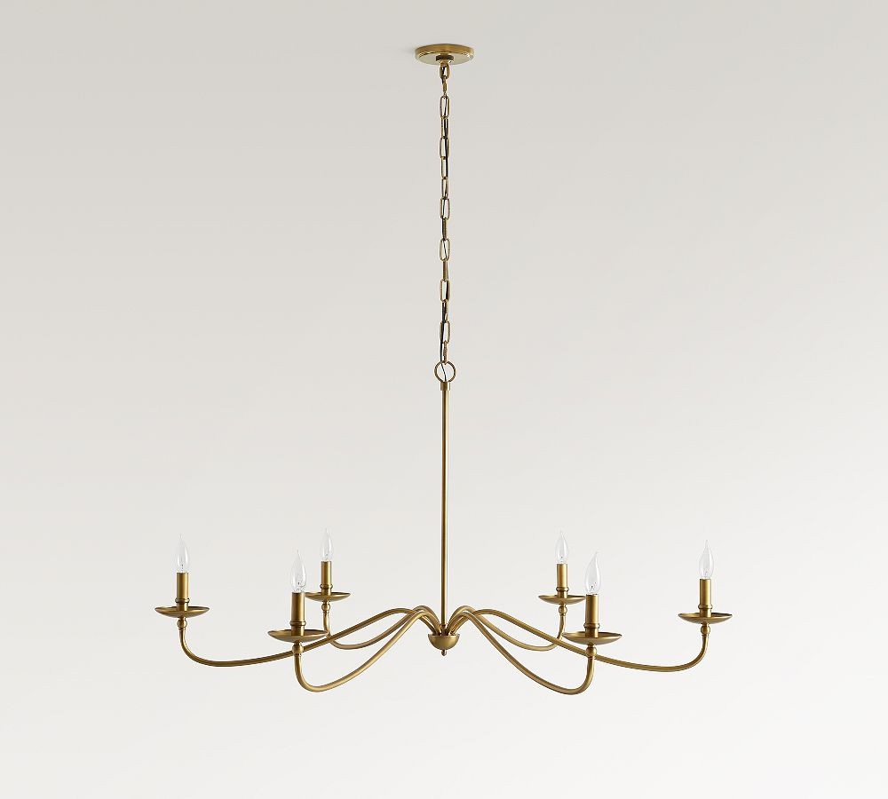 Lucca Iron Chandelier (38"-50") | Pottery Barn (US)