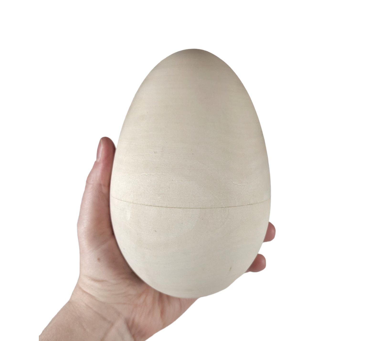 Extra Large Hollow Fillable Wooden Egg 5.6 in 14 Cm / DIY Easter Gift Basket Toy Decor / Art Craf... | Etsy (US)