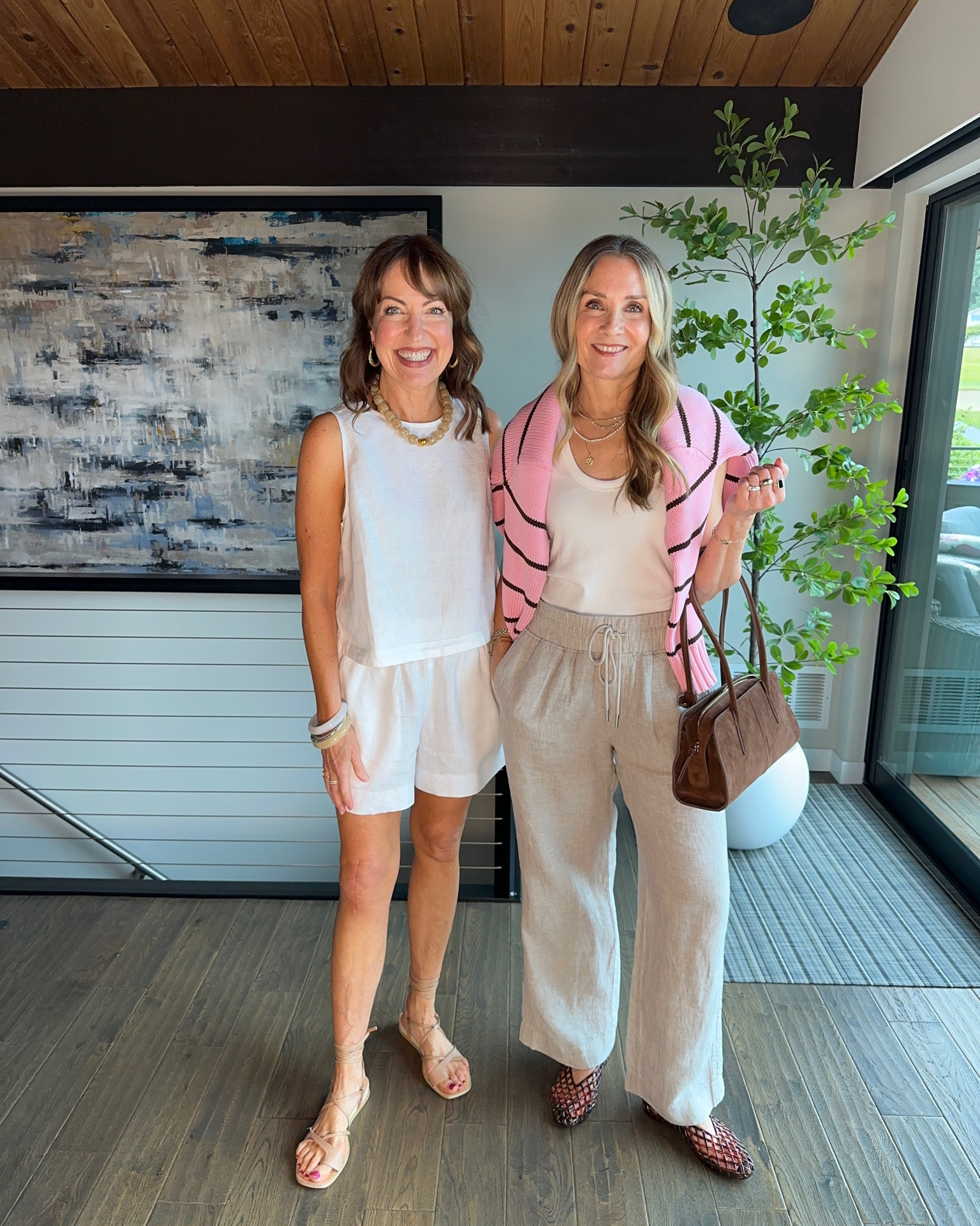 Fresh for summer! New at @Quince  —summer capsule favorites plus new colors & hot trends!

We love Quince for affordability, top notch quality, and easy shipping, but we keep coming back because we LOVE their style!

Top picks: 100% European linen short & shells that make the cutest sets, must-have linen pants, bestselling striped sweater in a new colorway, and a cool girl East West suede bag! 

We’re both 5’6” and wear small in everything.
#quincepartner

#LTKOver40 #LTKootd #LTKTravel #LTKWorkwear #LTKgrwm #LTKSeasonal