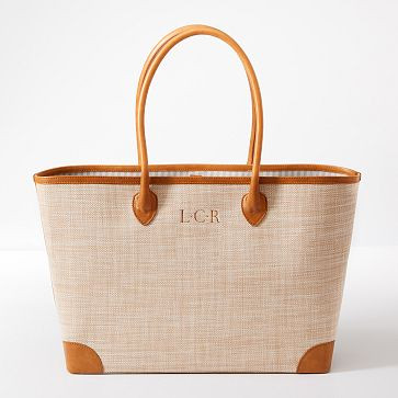 Montauk Raffia Tote | Mark and Graham