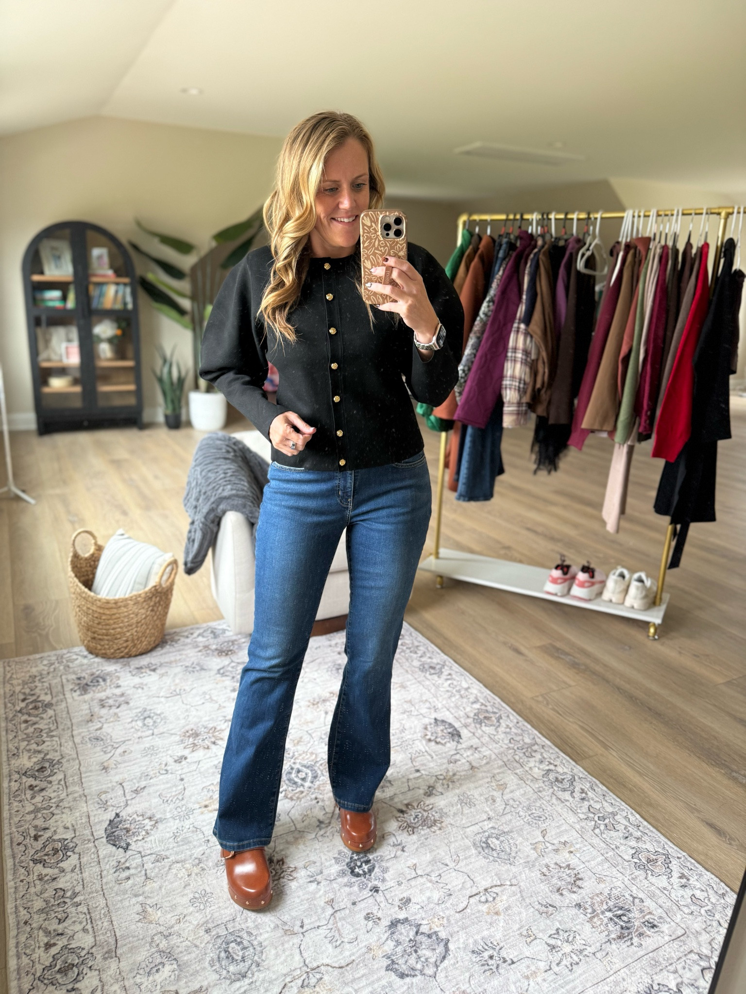 Walmart 
Walmart new arrivals
Walmart fall outfits 
Fall outfits 
Sweater 
Denim 

Everything fits TTS