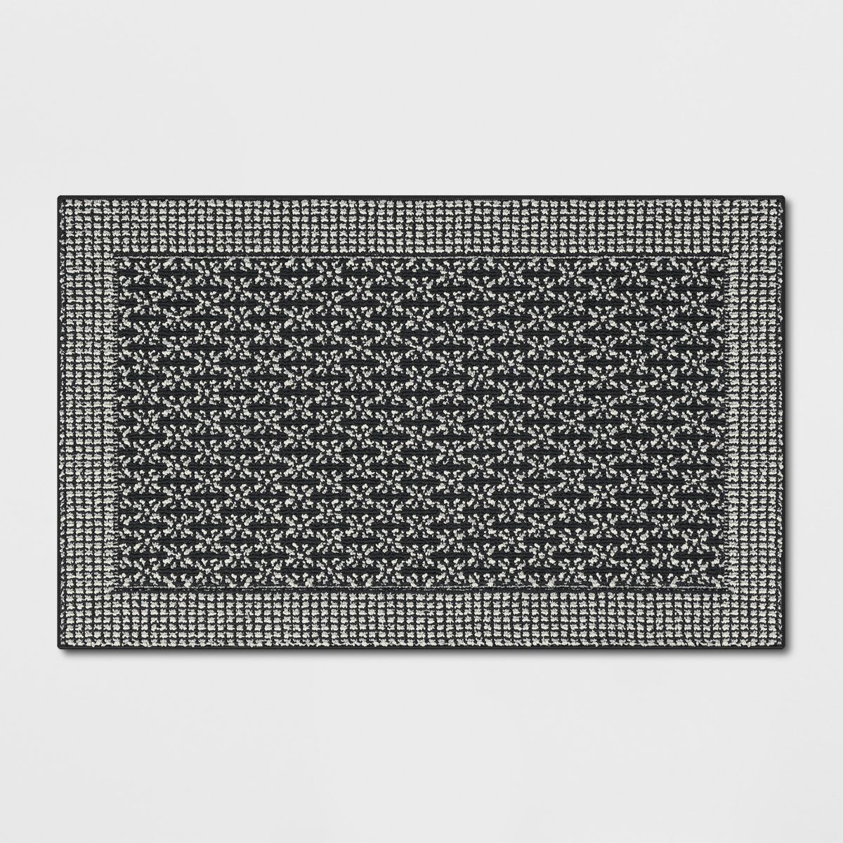 Washable Geometric Border Tufted Rug - Threshold™ | Target