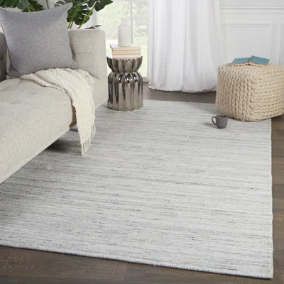 Handwoven Gray Area Rug | Wayfair North America