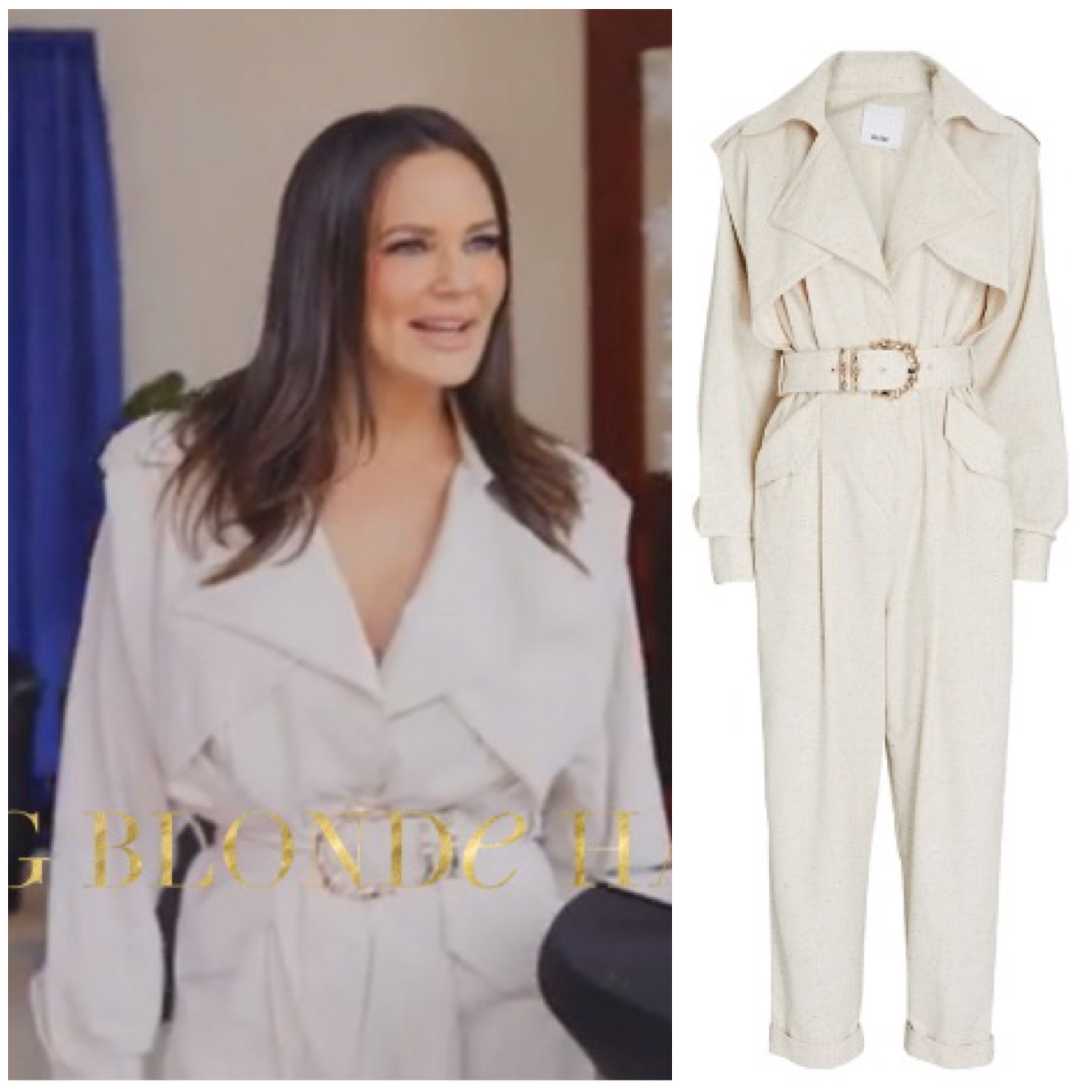 Meredith Marks’ Trench Jumpsuit