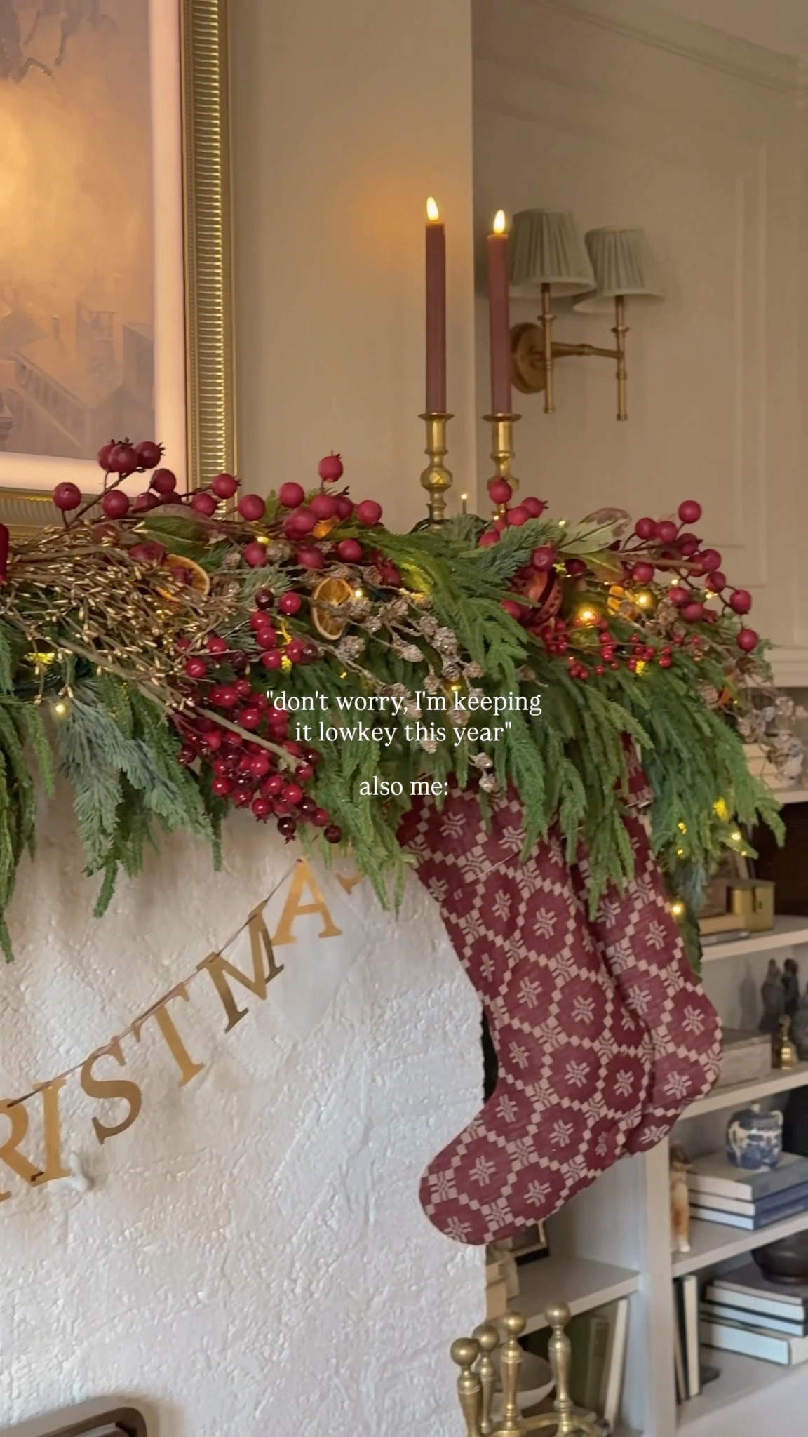 What I'm calling my 'everything but the kitchen sink' garland!

#LTKHoliday #LTKSeasonal #LTKFindsUnder100