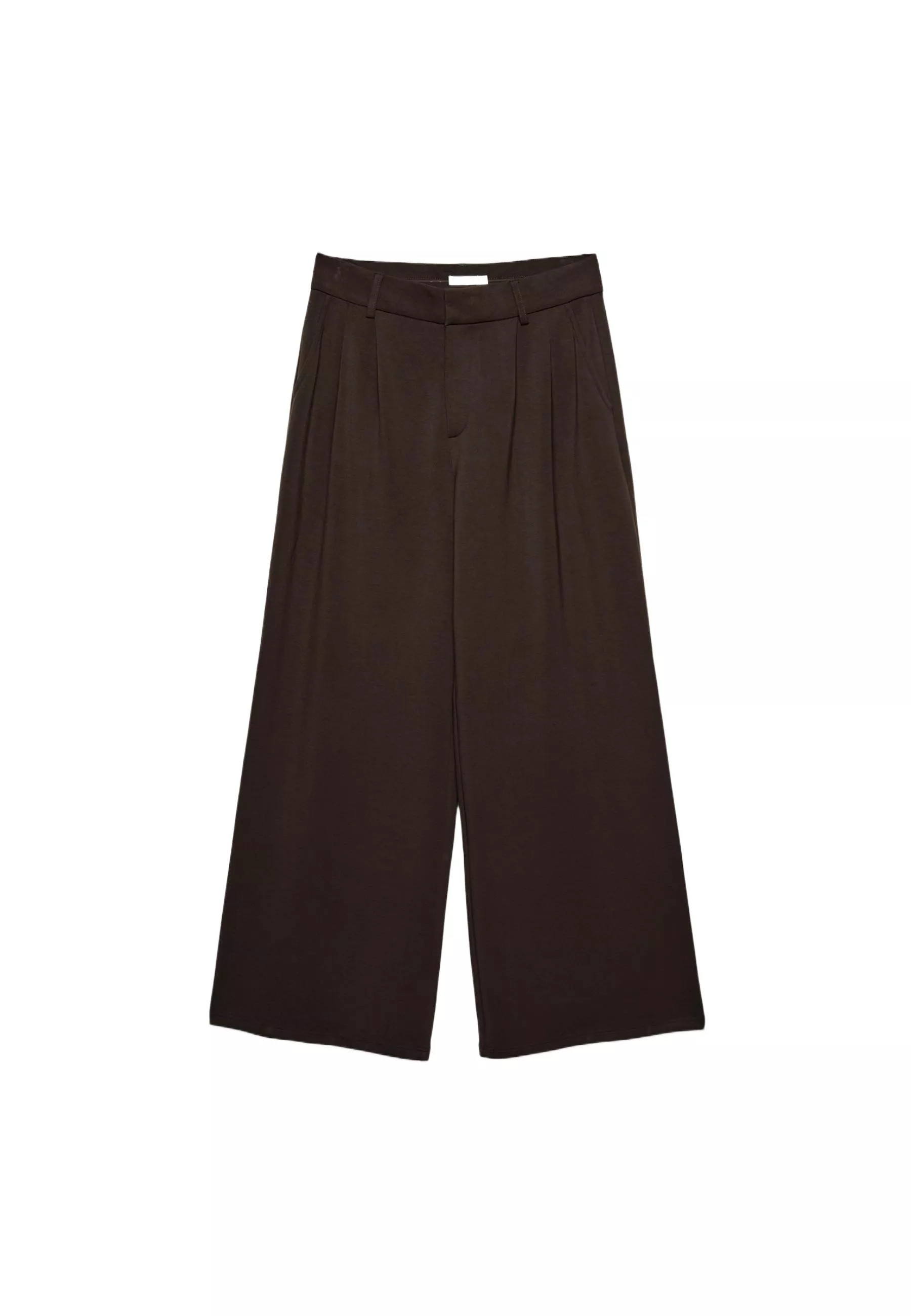 Soft-touch dress trousers - Women's fashion | Stradivarius United Kingdom | Stradivarius (UK)