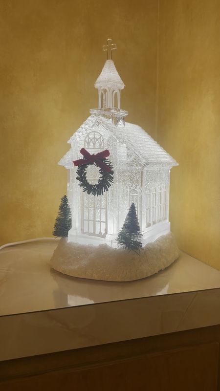 Love this lighted church. It not only is a great decoration, but it makes a great gift!

#LTKHoliday #LTKhome #LTKGiftGuide