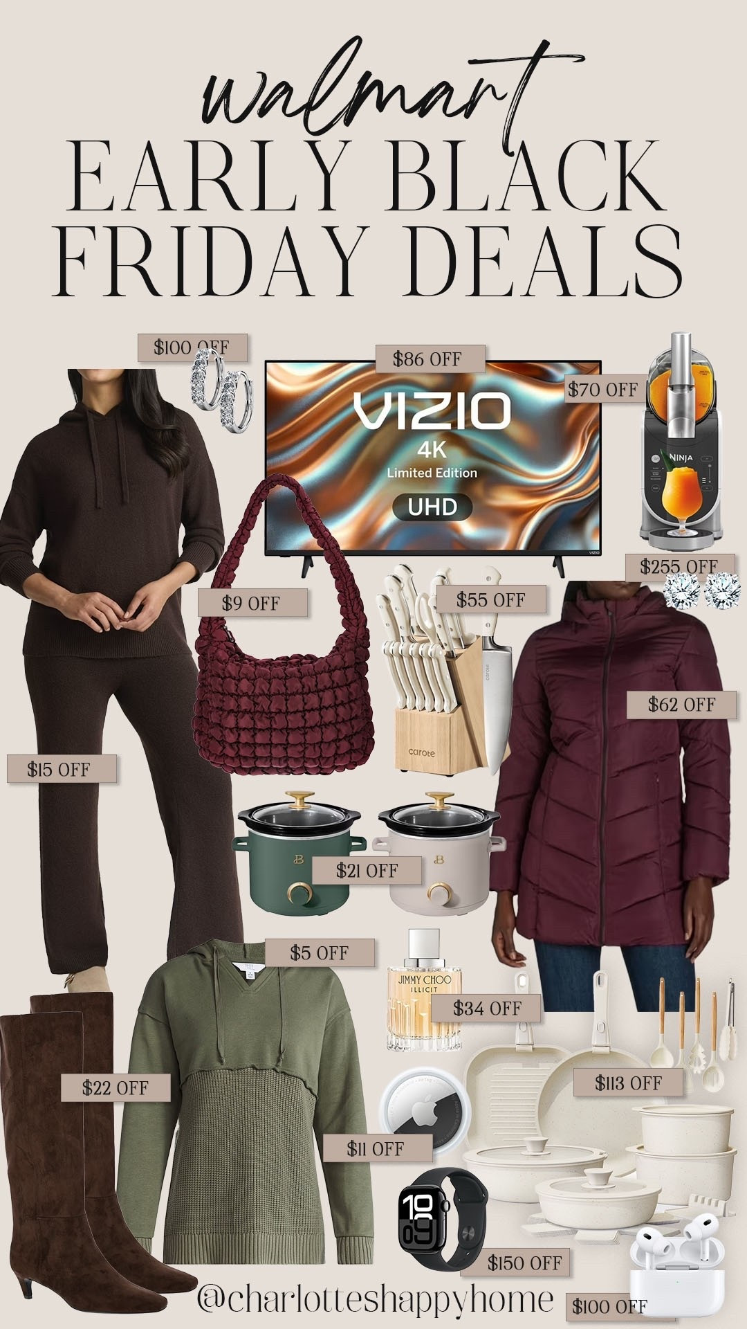 Walmart Early Black Friday deals are here! So many great home finds, fashion finds on sale, great holiday gifts and more! 

#walmartdeals

Walmart deals. Walmart new arrivals. Walmart BF deals. Walmart early Black Friday deals. Walmart fashion. Walmart holiday gift idea. Walmart matching lounge set. Walmart puffer coat. Walmart tv on sale. Walmart jewelry deals  

#LTKSaleAlert #LTKFindsUnder100 #LTKHoliday