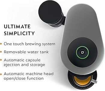 Nespresso VertuoPlus Coffee and Espresso Machine by De'Longhi, 5 Fluid Ounces, Grey | Amazon (US)