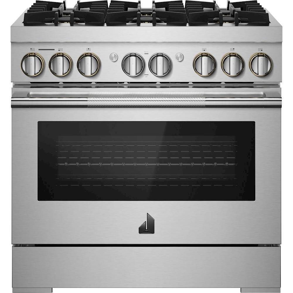 JennAir RISE 5.1 Cu. Ft. Self-Cleaning Freestanding Dual Fuel Convection Range Stainless Steel JD... | Best Buy U.S.