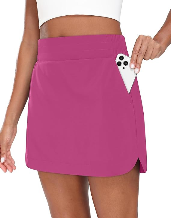 Women's High Waisted Golf Tennis Skirts Lightweight Athletic Casual Skorts with 4 Pockets Inner S... | Amazon (US)