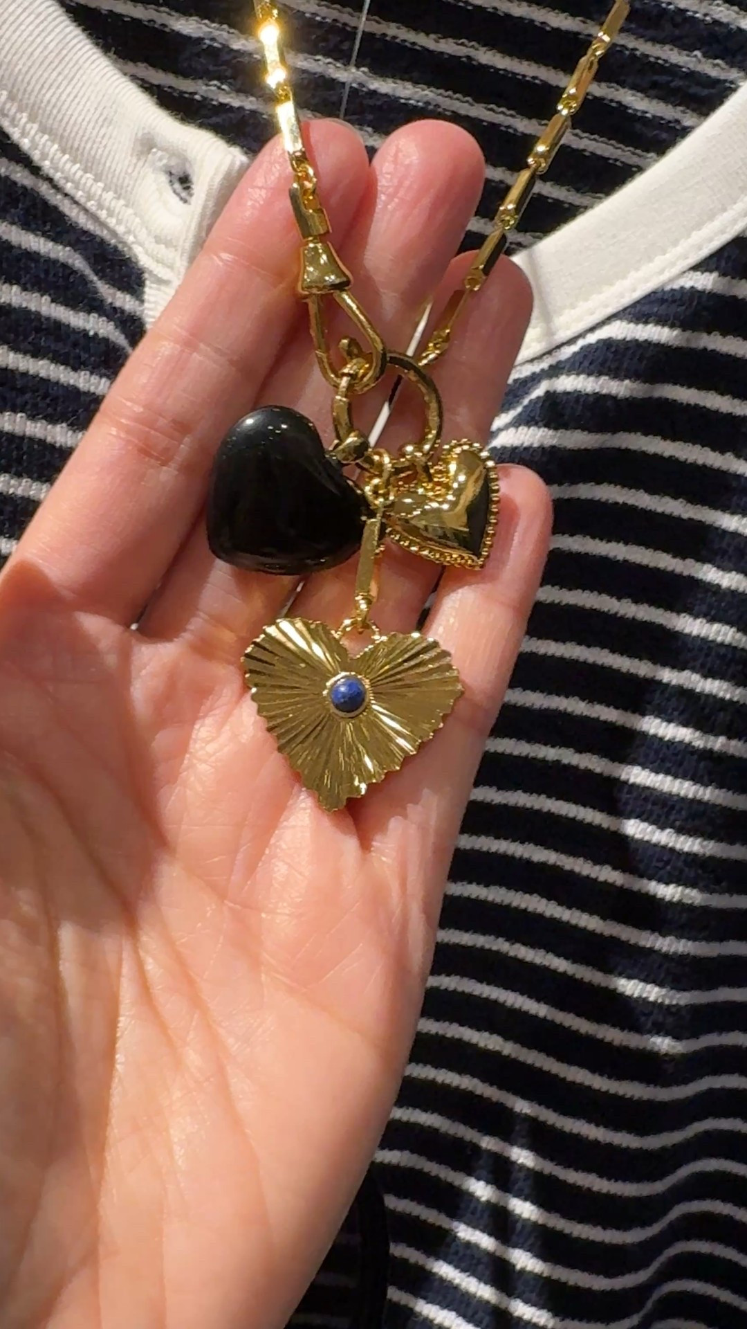 Charm necklace. Heart charm necklace. 
On sale 20% off. 
Perfect for fall outfit  

#LTKxMadewell #LTKFindsUnder100 #LTKOver40