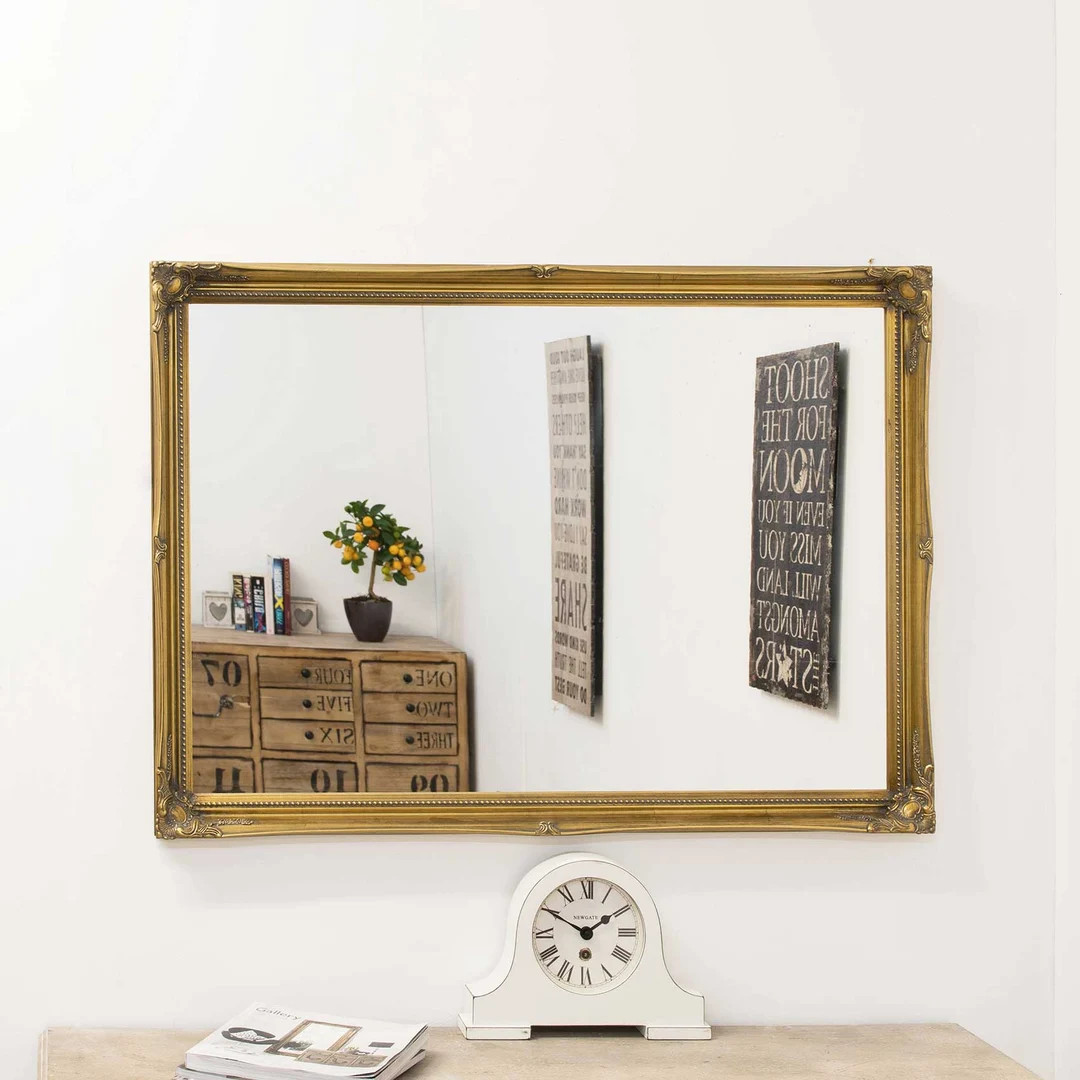 Large Gold Antique Style Ornate Wall Big Mirror 3ft4 X 2ft4 102cm X 72cm - Etsy UK | Etsy (UK)