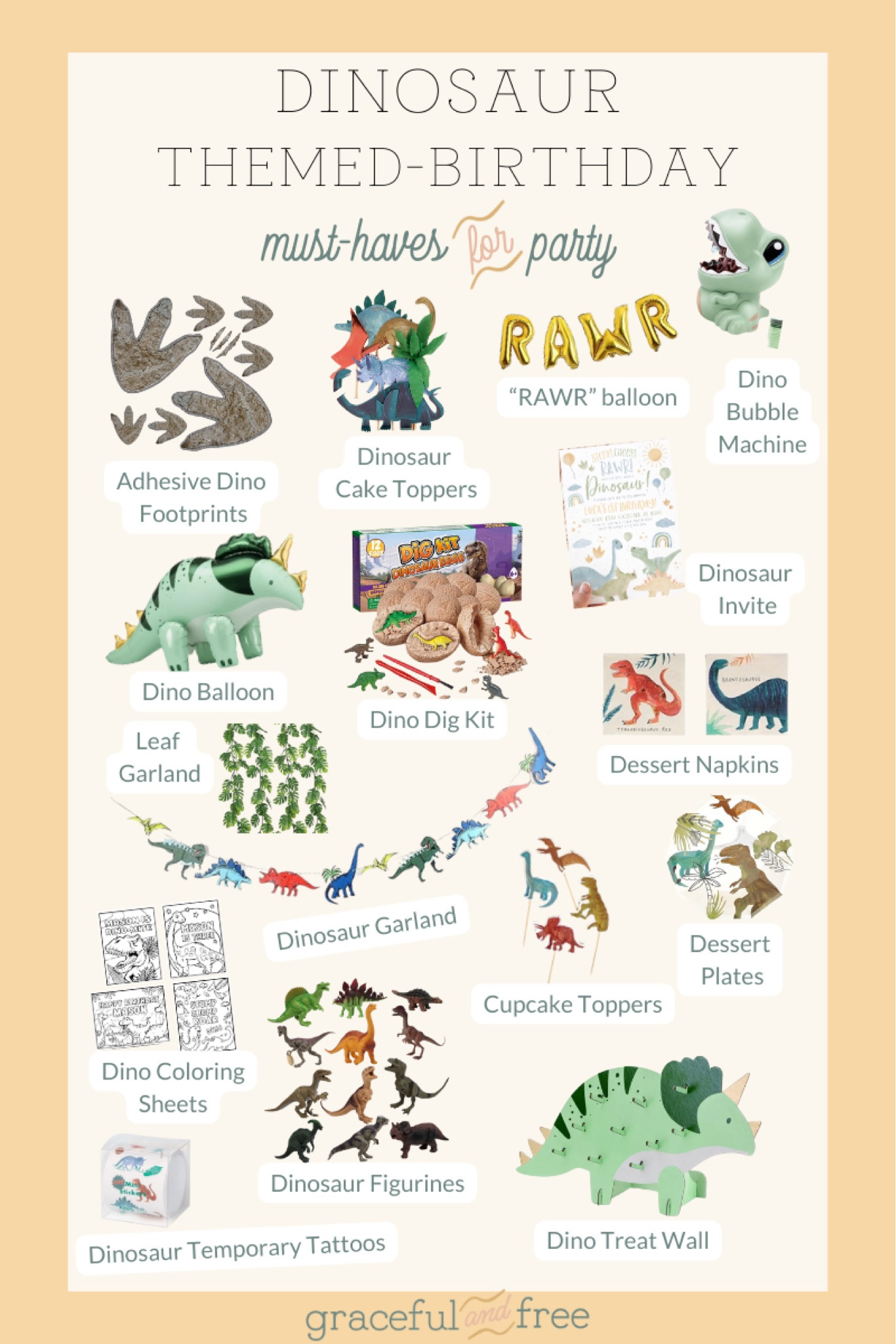 Dinosaur Birthday Party Decorations and Party Ideas 

#LTKKids #LTKParties #LTKFamily