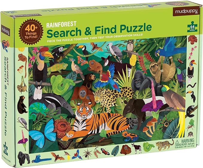 Rainforest Search & Find Puzzle | Amazon (US)