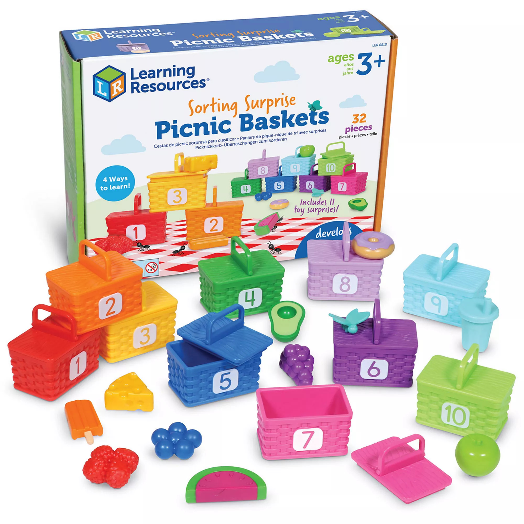 Learning Resources Sorting Picnic Baskets Activity Set | Kohl's