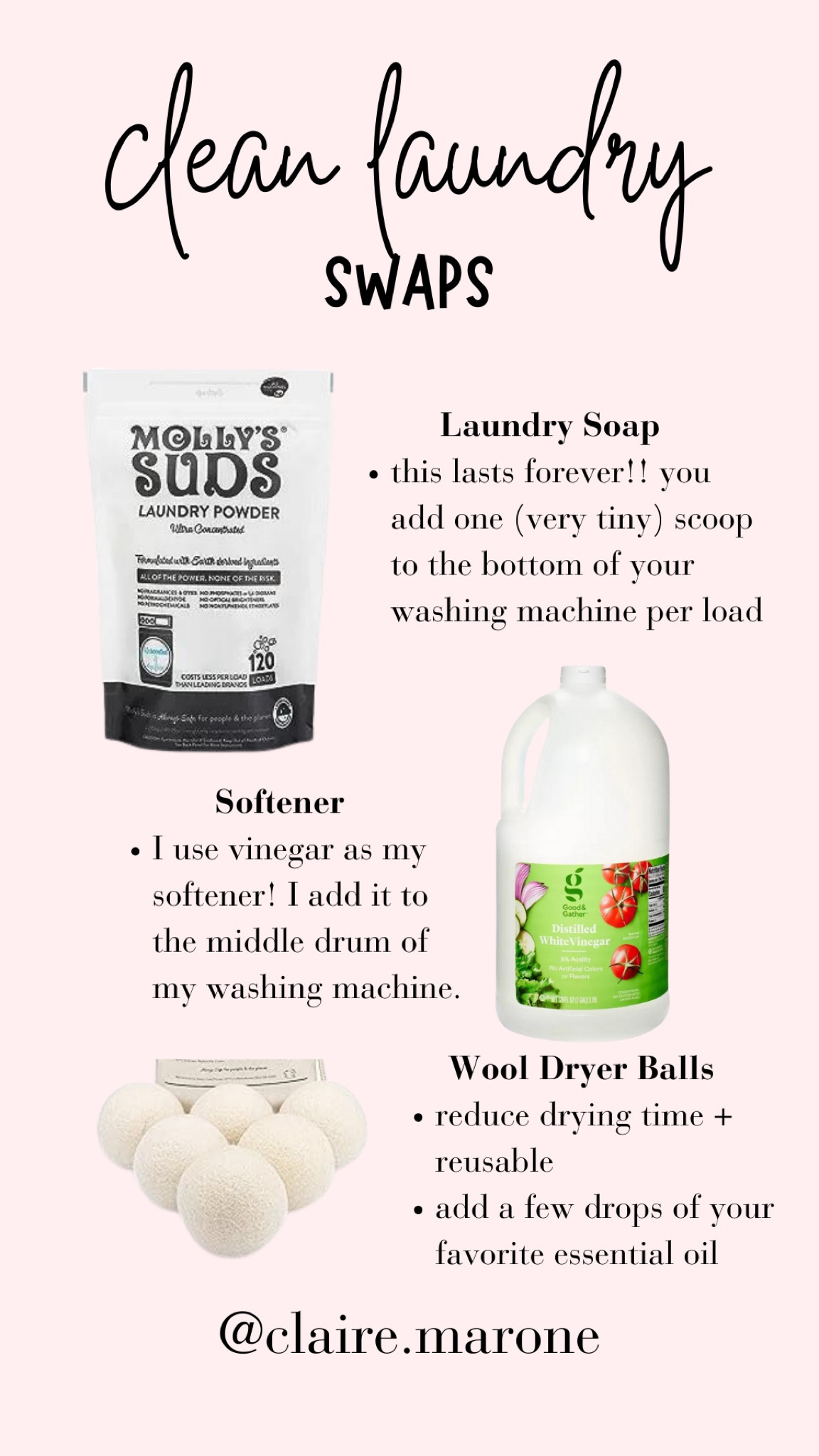 Molly's Suds is AMAZING!! Such incredible bang for your buck. You just use one small scoop per load (add it to the bottom of your washer before clothes)! Safe for baby and whole family. I use vinegar as a softener but get this at your local grocery store for a few bucks!

#LTKfamily #LTKbaby #LTKhome