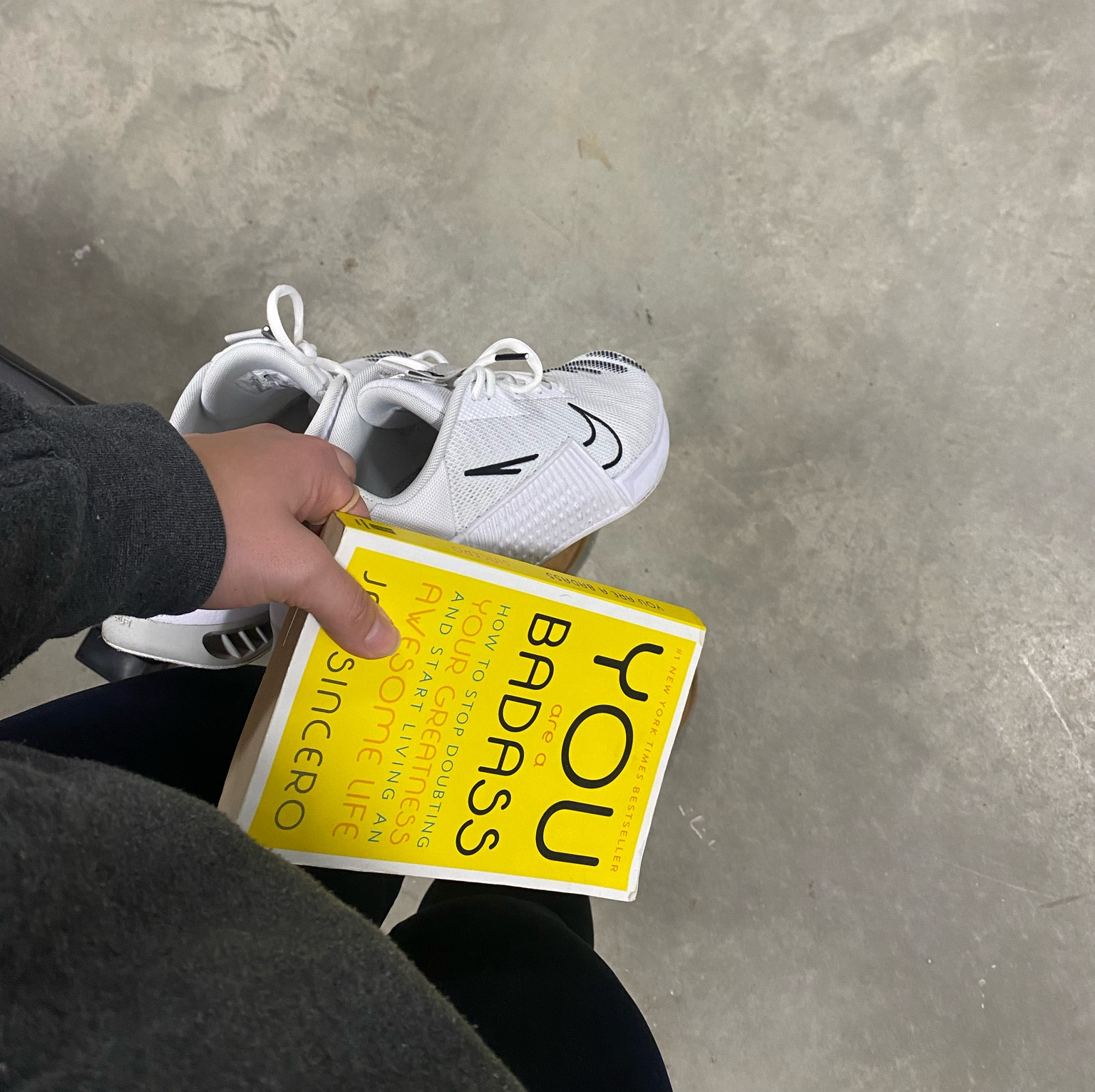#75Hard necessities. ✌🏼 This book is a repeat endlessly. I’ve read it countless times since 2015. These shoes are also my fav for working out and lifting  

#LTKfitness #LTKsalealert #LTKshoecrush