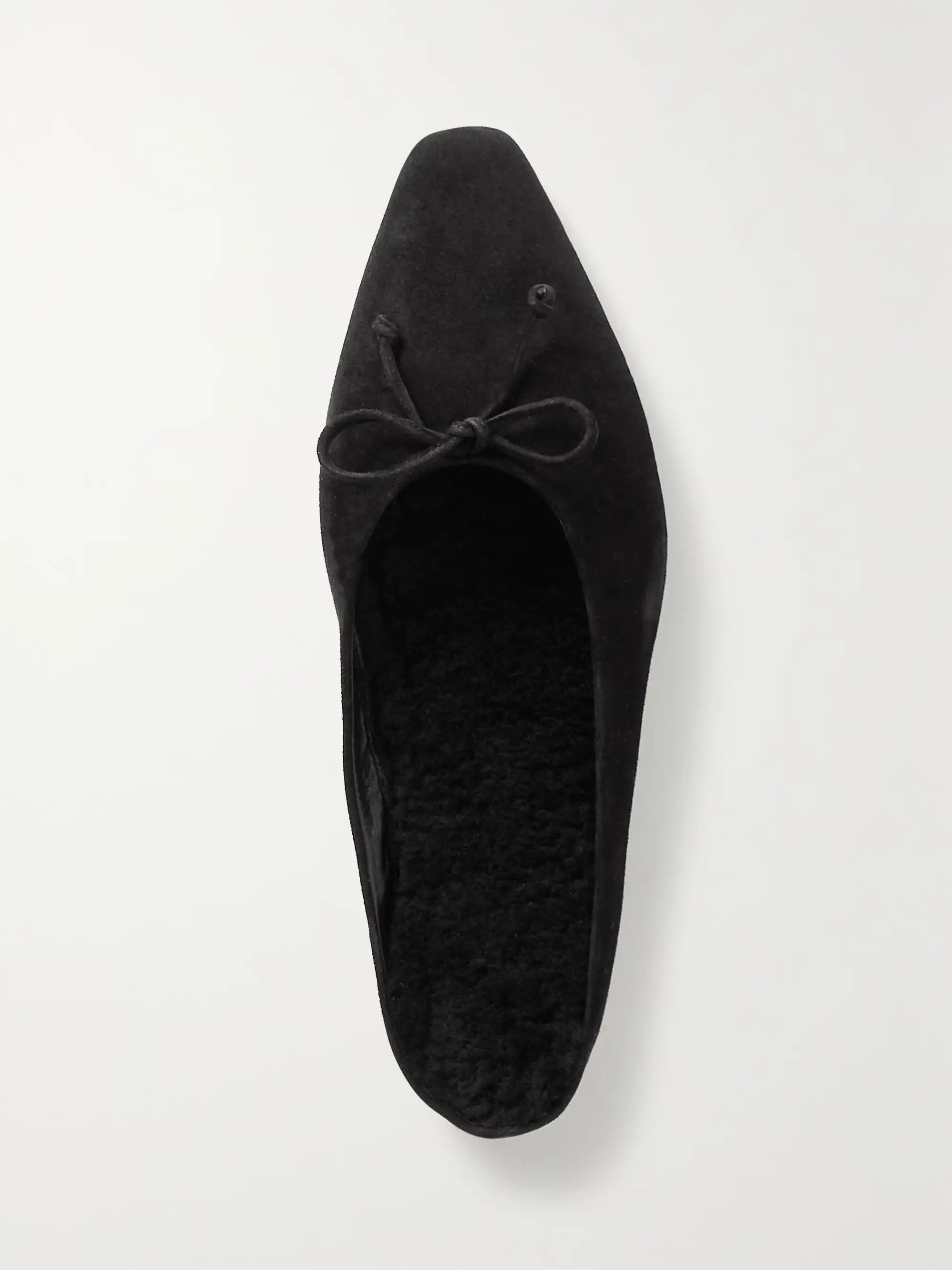 Gina shearling-lined suede slippers | NET-A-PORTER (US)