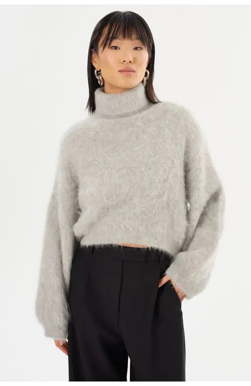 LAMARQUE Garcelle | Wool Turtleneck Sweater in Heather Grey at Nordstrom, Size Small | Nordstrom