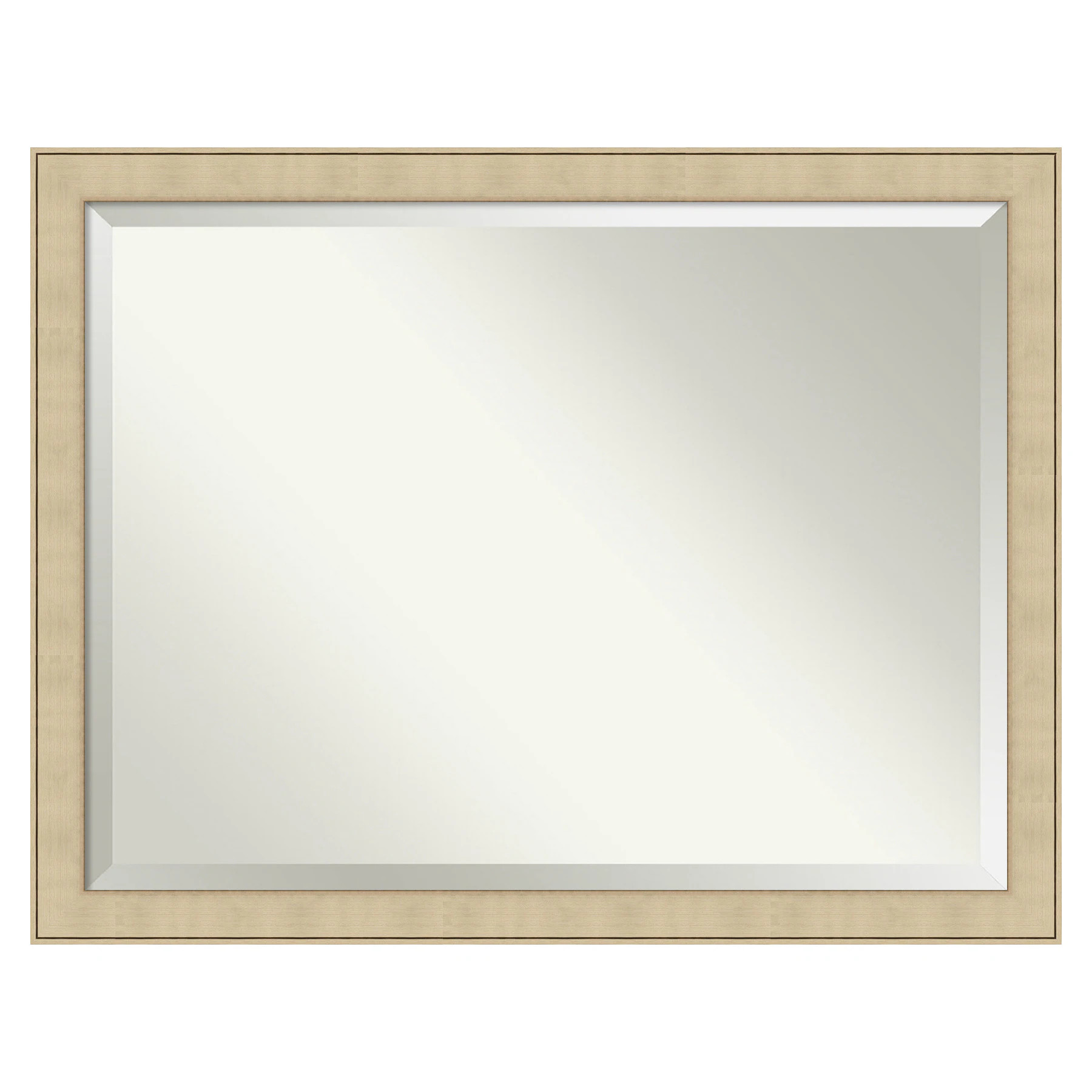 Amanti Art 44-in W x 34-in H Rectangle Classic Honey Silver Framed Wall Mirror one_size | A17005480073 | Lowe's