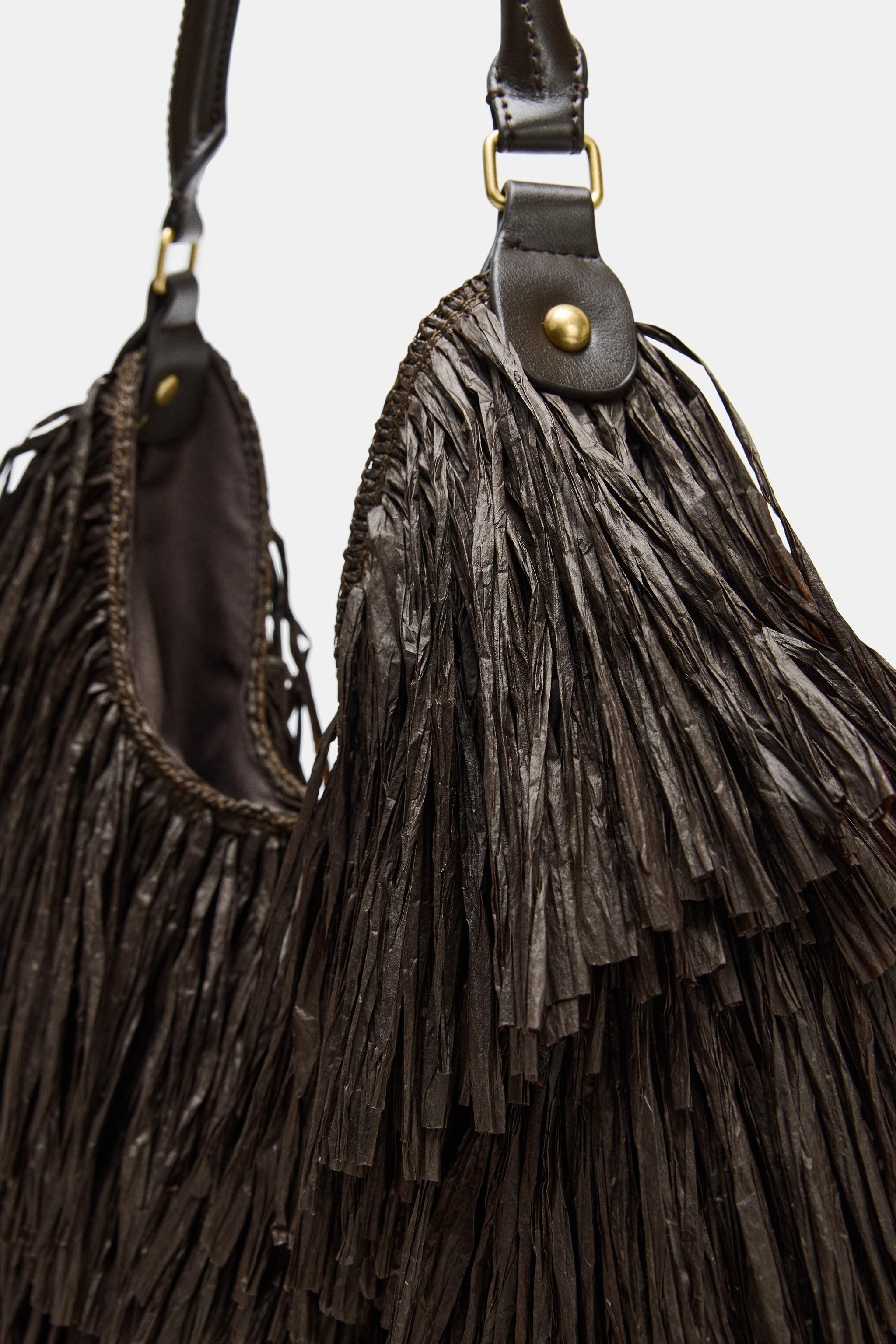 FRINGE TOTE BAG | Zara US