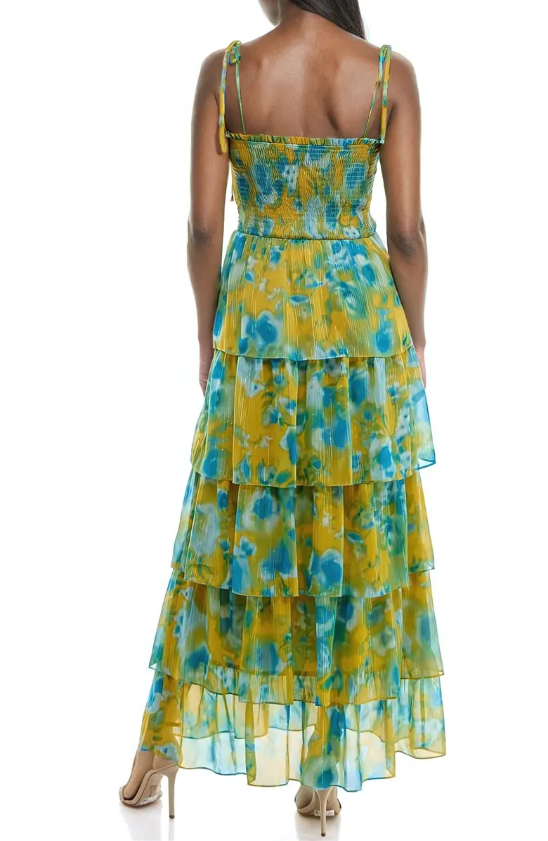 Floral Tiered Maxi Sundress | Nordstrom