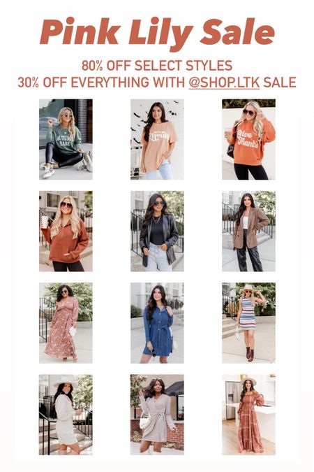 Pink Lily Sale 🩷 So many great deals! Up to 80% off. Last day of LTk Sale 🛍️

Blazers, pullovers, sweatshirts, graphic t-shirts, graphic tees, denim, denim dress, dresses, maxi dress, long sleeve dress, midi dress, mini dress, Halloween, Halloween graphics 🧡



#LTKHalloween #LTKSeasonal #LTKSale