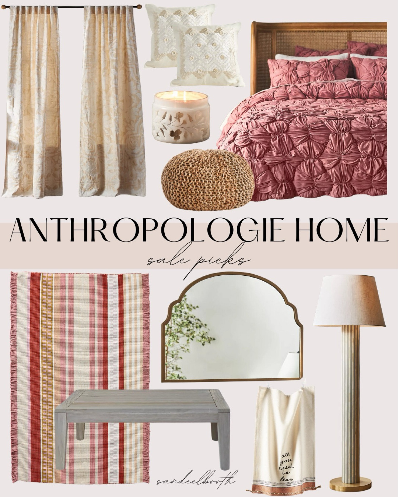 Anthropologie Home Sale Picks! 

Anthropologie home - home sale picks - home finds - curtains - rug - lamp - mirror - bedding 

#LTKHome #LTKSaleAlert