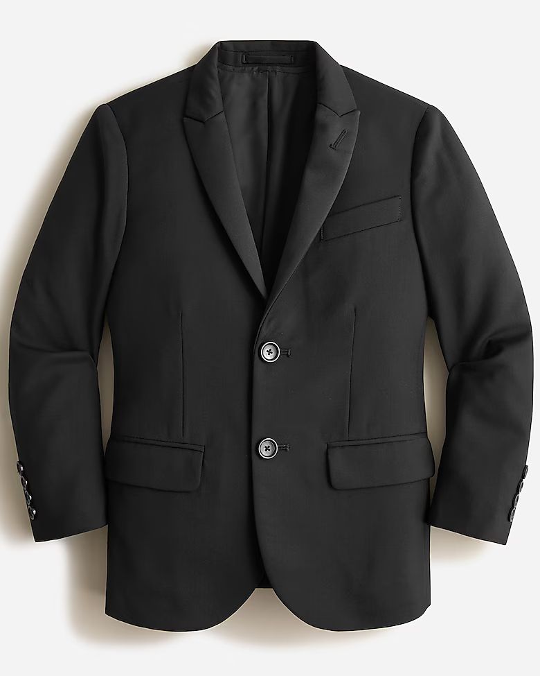 Boys' Ludlow peak-lapel tuxedo jacket in Italian wool | J.Crew US