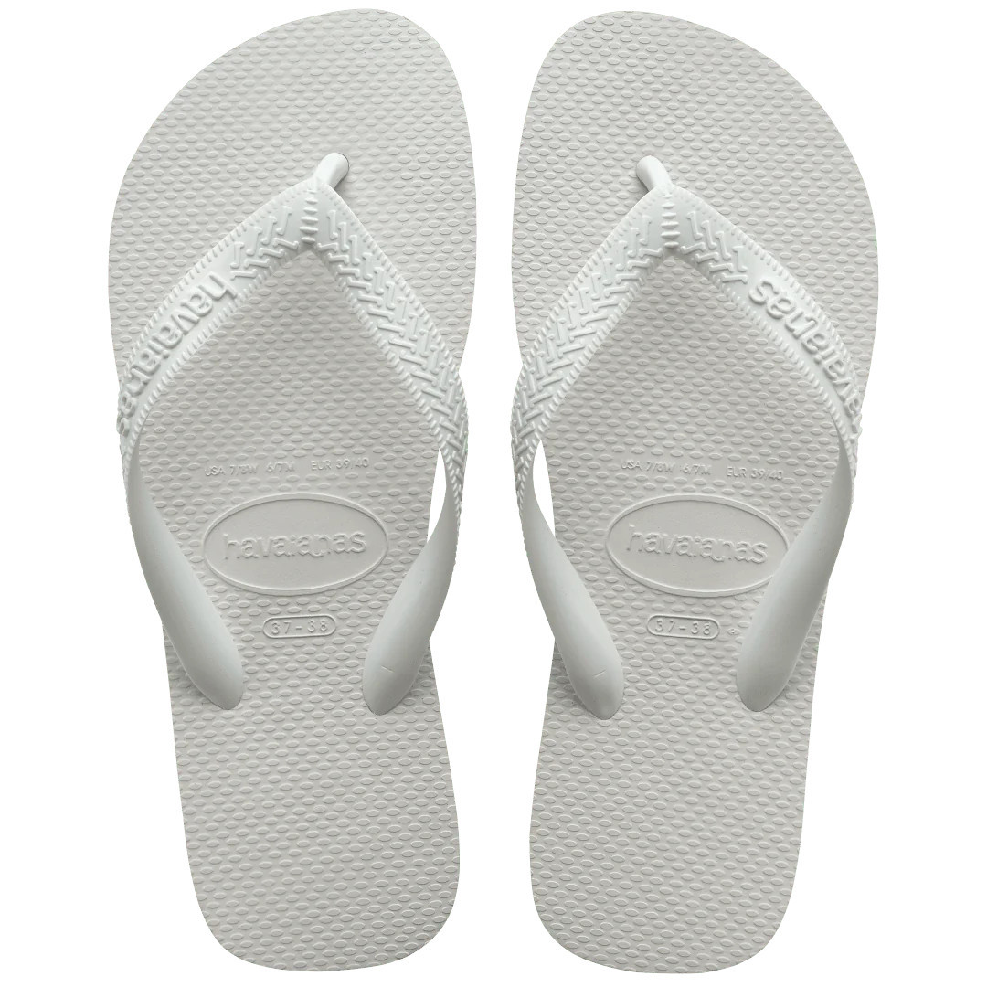 Havaianas Women's Top Flip Flops | White | Size 11/12 | Havaianas