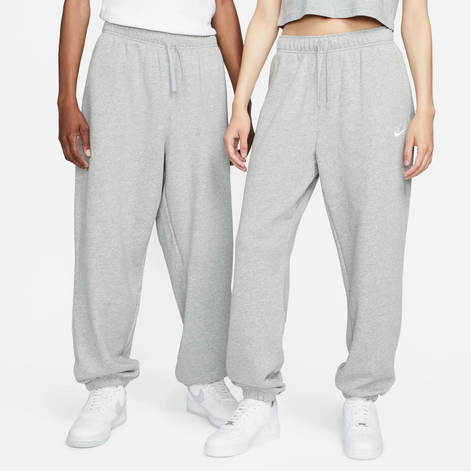 Women's Nike Sportswear Oversized Club Fleece Sweatpants, Size: Small, Gray Grey | Kohl's