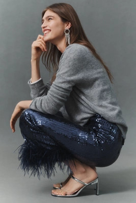 The Alani Cashmere Mock-Neck Sweater by Pilcro | Anthropologie (US)