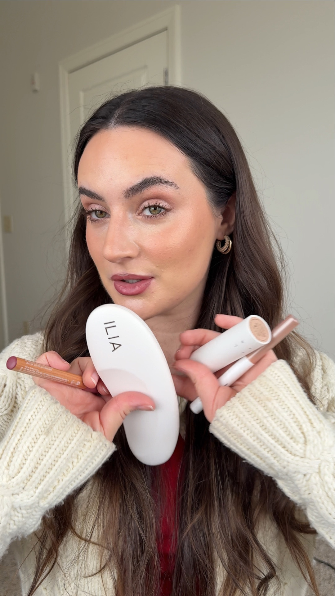 Full face of ilia 🤍 so glowy and natural 