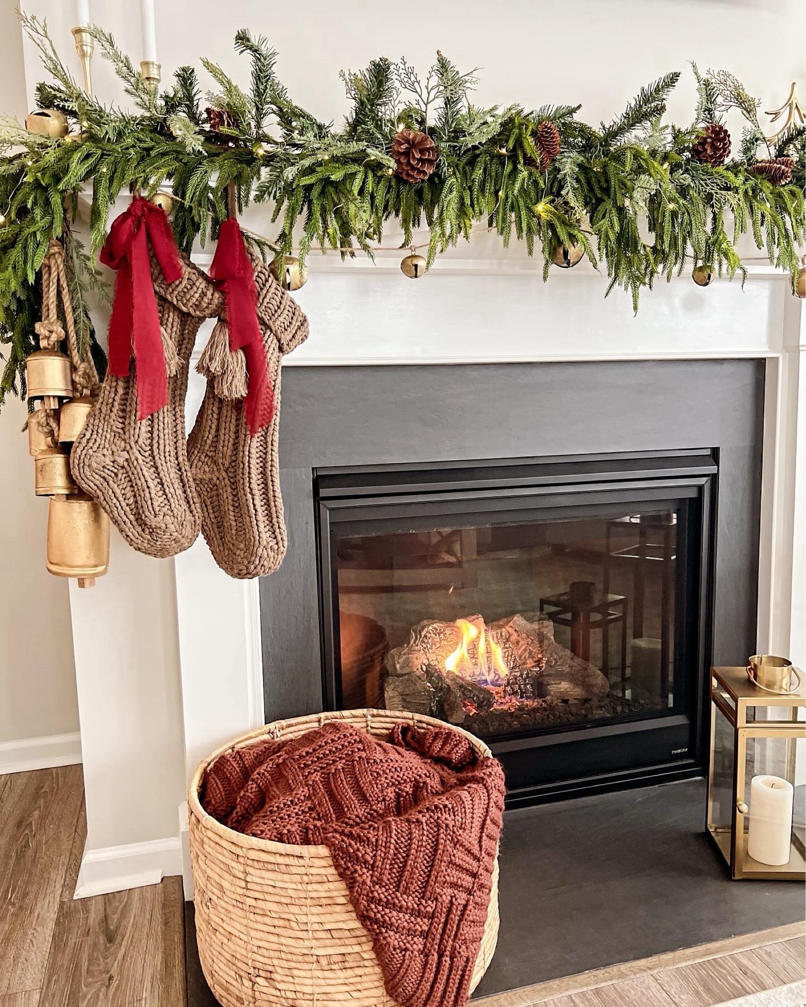 
This chiffon ribbon and real touch garland from Kirklands is everything you need to decorate your mantle for christmas.

To get the look: I used three of the real touch garland and then layered with another garland that had more texture variations. Using pinecones to create some depth, is another great addition lady, I grabbed these stockings form Target and the chiffon ribbon from Amazon. To complete the look, I added twinkle lights ! 

Happy decorating! 🤍

#LTKholidaystyle
#LTKholidayathome
#LTKholidaygiftguide
#LTKholidaywishlist
#LTKunder50holiday
#LTKunder100holiday
#LTKholidaydecor
#LTKchristmasdecor
#LTKholidayparty
#garland 
#mantleinspo
#kirklands
#targert
#amazonfinds
#walmart
#christmasgarland
#christmasdecor

Sale #LTKHoliday

#LTKCyberWeek #LTKSeasonal #LTKHoliday