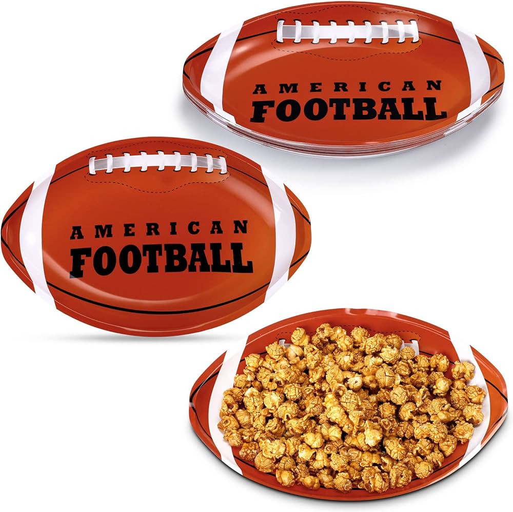 24 Pieces Serving Trays Sports Themed Plates Food Reusable Snack Tray, Cookies, Chips, Candy Dess... | Amazon (US)
