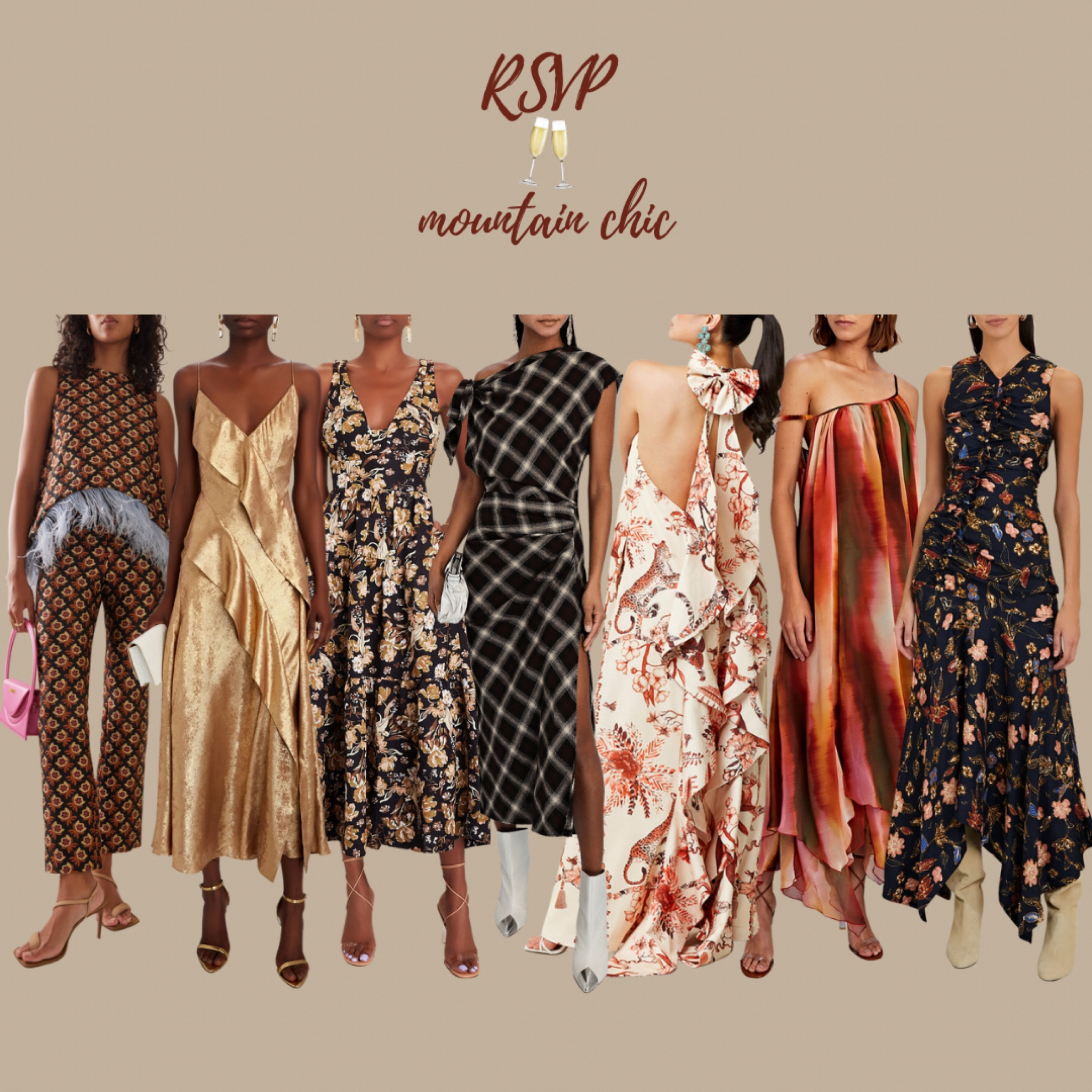 Fall Mountain Wedding Guest