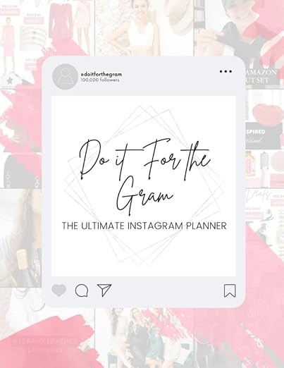 Do It For The Gram - The Best Instagram Planners, Instagram Notebooks, Instagram Workbooks for In... | Amazon (US)