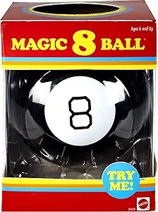 Magic 8 Ball Kids Toy, Retro Themed Novelty Fortune Teller, Ask a Question and Turn Over for Answ... | Amazon (US)