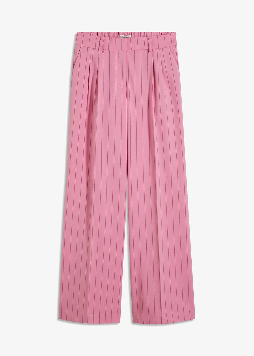 elegante Marlenhose mit Nadelstreifen - rosa - Damen | bonprix | Bonprix DE